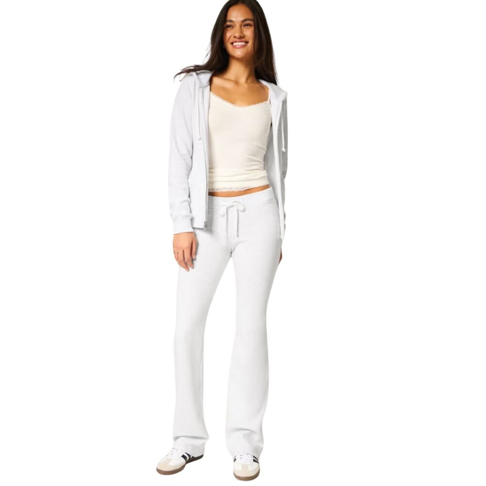 Hollister Feel Good Bootcut Sweatpants Heathered Gray Medium NWT